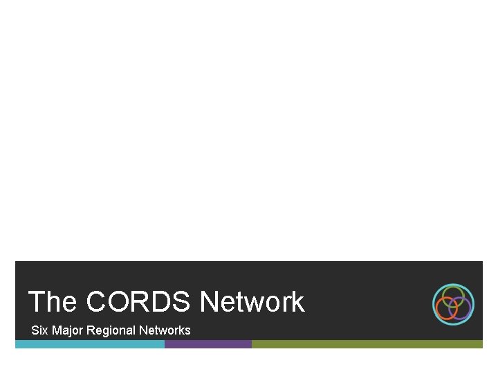 The CORDS Network Six Major Regional Networks 