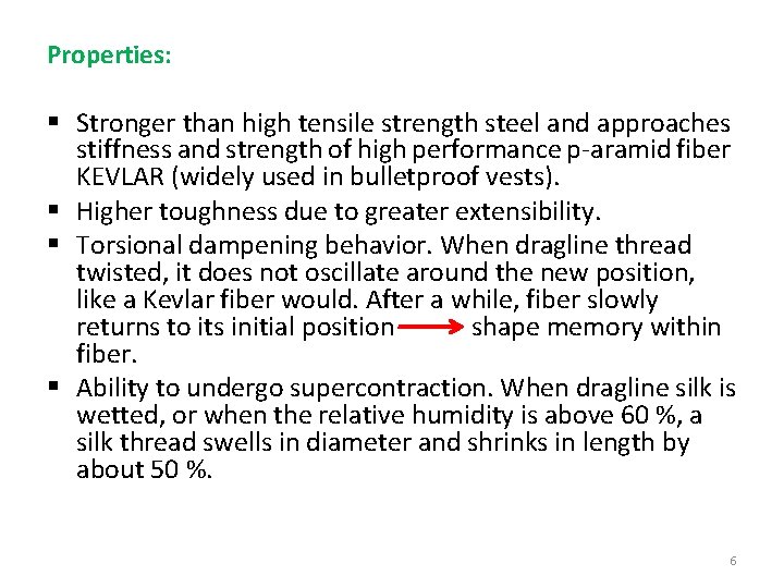 Properties: § Stronger than high tensile strength steel and approaches stiffness and strength of