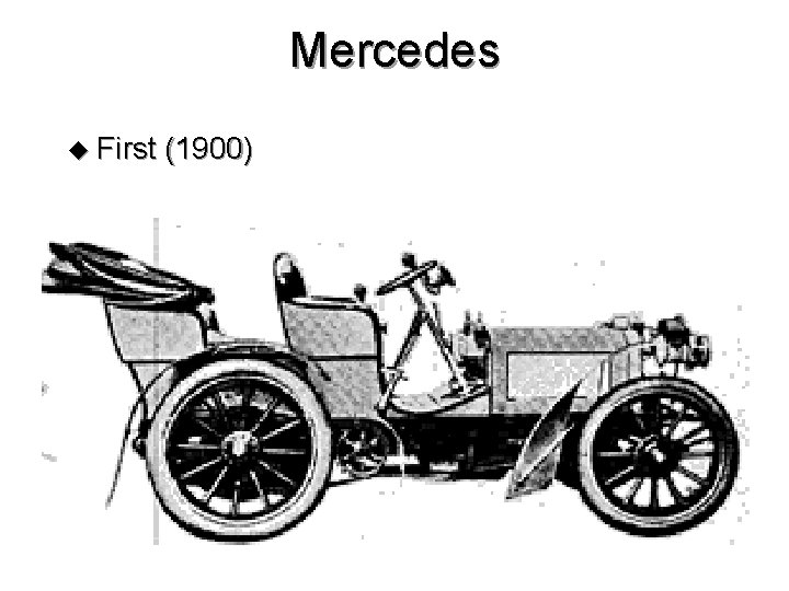 Mercedes u First (1900) 