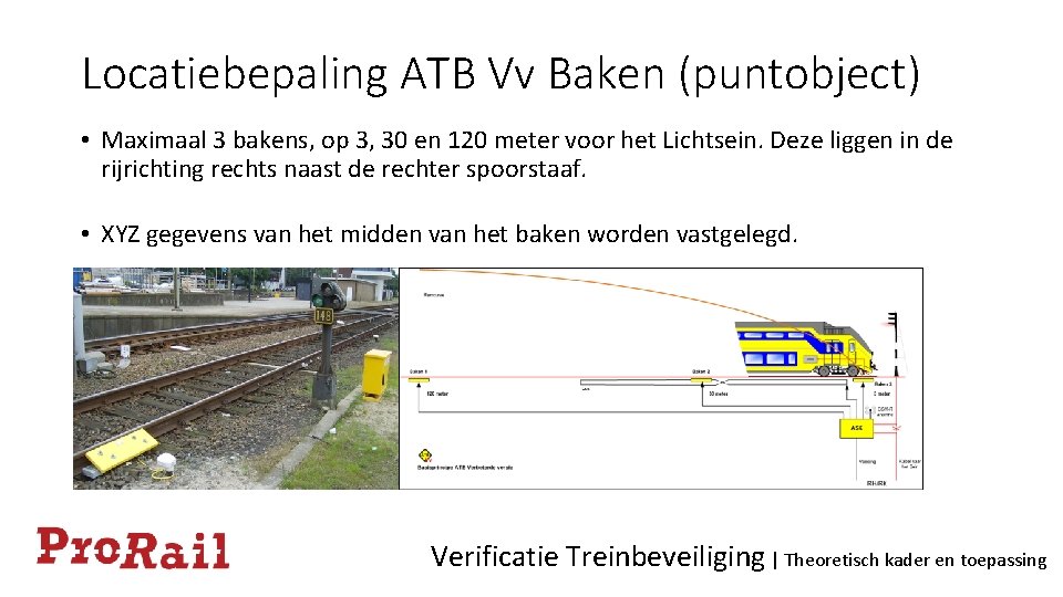 Locatiebepaling ATB Vv Baken (puntobject) • Maximaal 3 bakens, op 3, 30 en 120