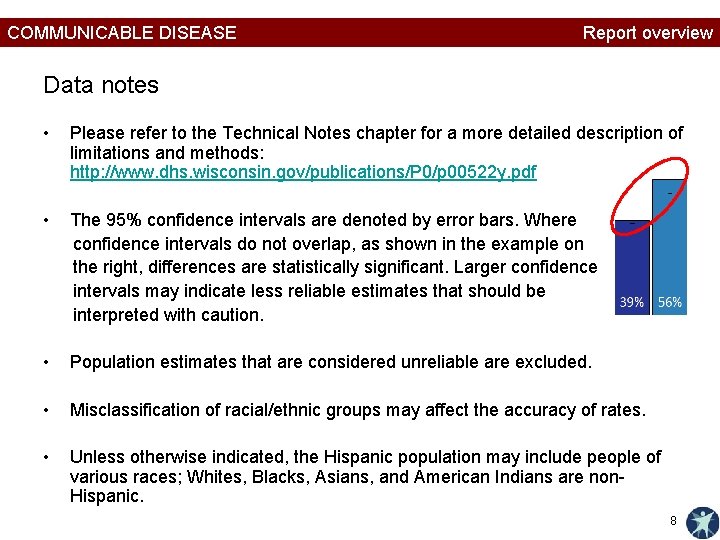 COMMUNICABLE DISEASE Report overview Data notes • Please refer to the Technical Notes chapter