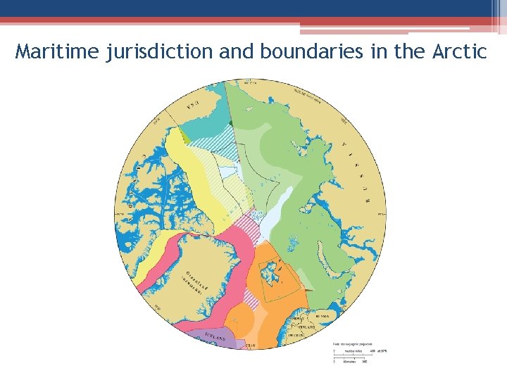 Maritime jurisdiction and boundaries in the Arctic 