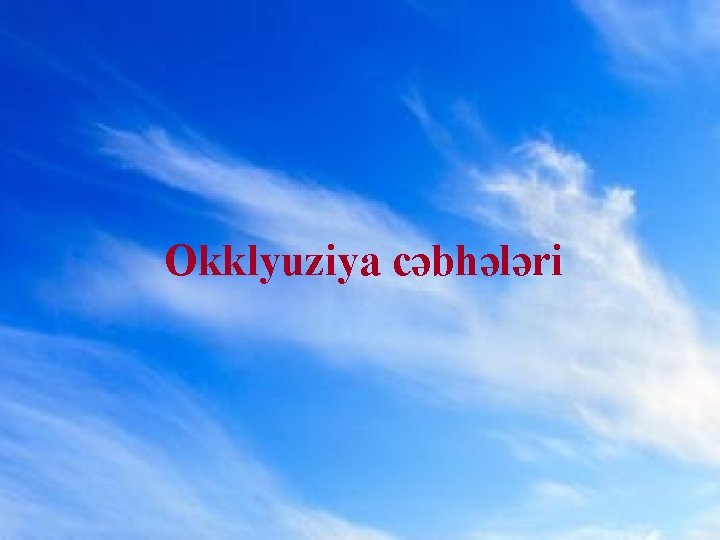 Okklyuziya cəbhələri 