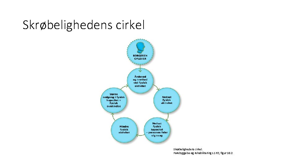 Skrøbelighedens cirkel. Forebyggelse og rehabilitering s. 163, figur 10. 2. 