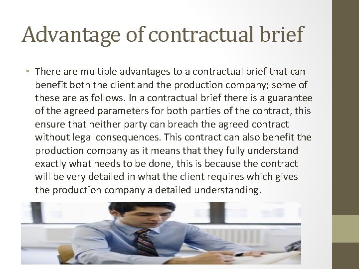 Task 2 unit 4 5 62 Contractual brief