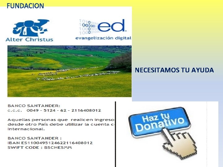 FUNDACION NECESITAMOS TU AYUDA 