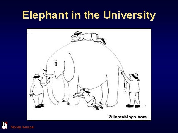 Elephant in the University Monty Hempel 