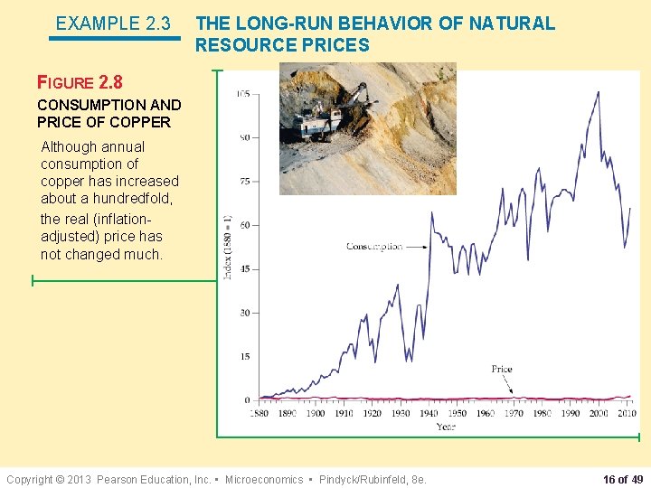 EXAMPLE 2. 3 THE LONG-RUN BEHAVIOR OF NATURAL RESOURCE PRICES FIGURE 2. 8 CONSUMPTION