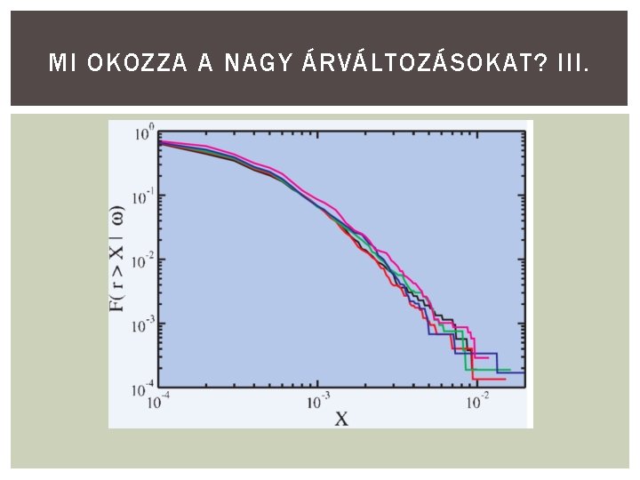 MI OKOZZA A NAGY ÁRVÁLTOZÁSOKAT? III. 