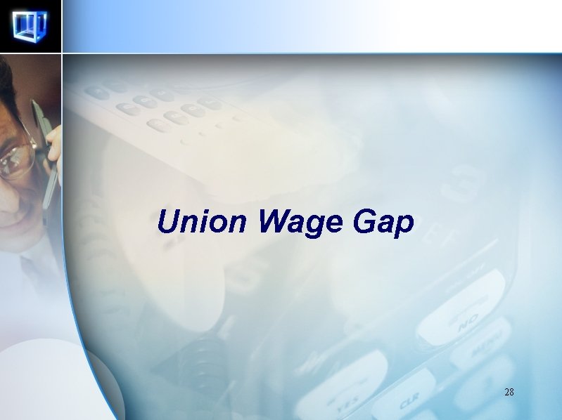 Union Wage Gap 28 
