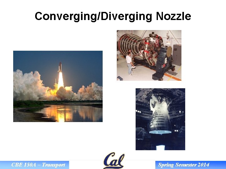 Converging/Diverging Nozzle CBE 150 A – Transport Spring Semester 2014 