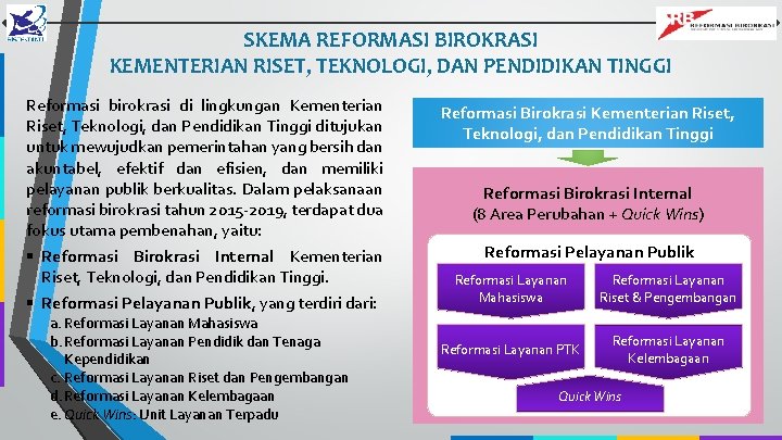 REFORMASI BIROKRASI DALAM UPAYA MENCIPTAKAN TATA KELOLA YANG
