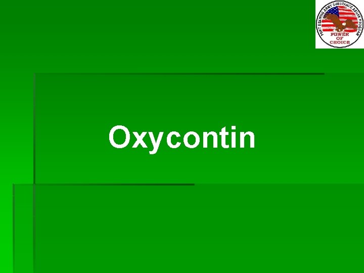 Oxycontin 