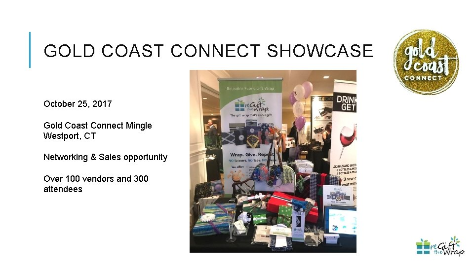 GOLD COAST CONNECT SHOWCASE October 25, 2017 Gold Coast Connect Mingle Westport, CT Networking