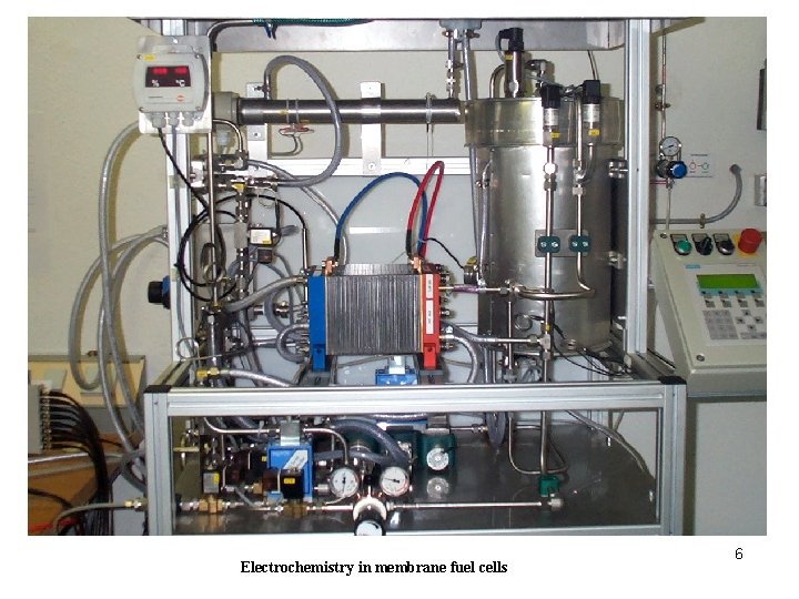Electrochemistry in membrane fuel cells 6 