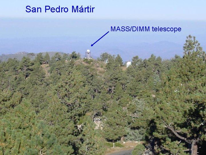 San Pedro Mártir MASS/DIMM telescope 