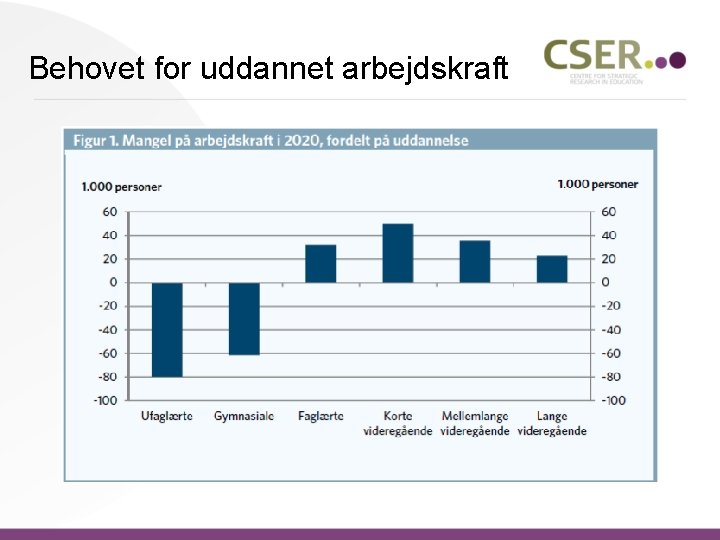 Behovet for uddannet arbejdskraft 