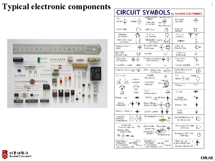 Typical electronic components 5 EMLAB Typical electronic components 5 EMLAB