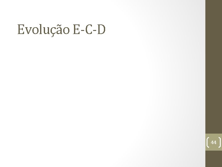 Evolução E-C-D 44 