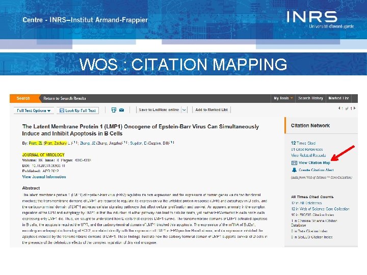 WOS : CITATION MAPPING 