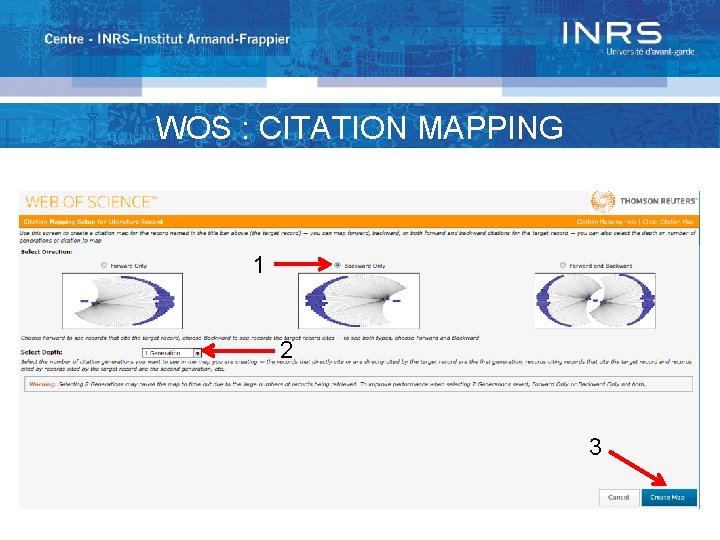 WOS : CITATION MAPPING 1 2 3 