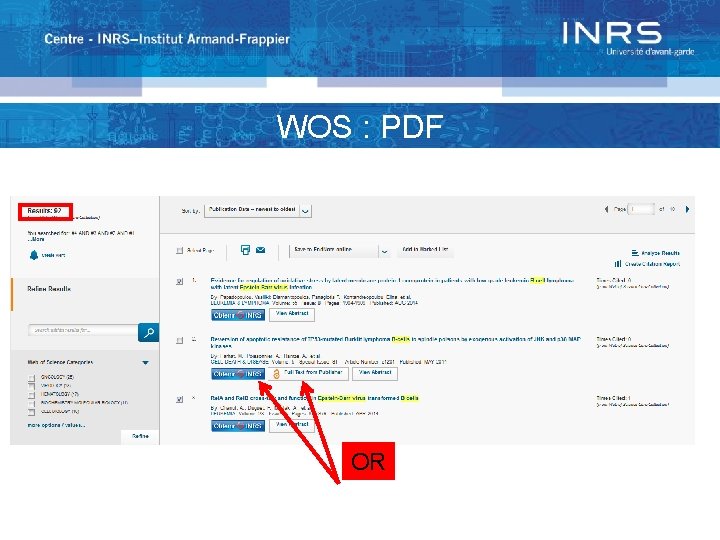 WOS : PDF OR 