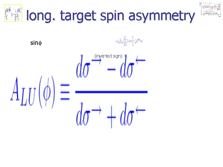 long. target spin asymmetry sinf (inverted sign) 