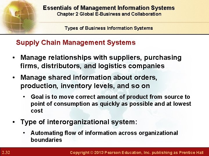 Essentials of Management Information Systems Chapter 2 Global E-Business and Collaboration Types of Business