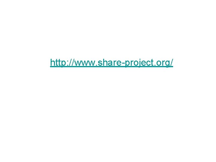 http: //www. share-project. org/ 