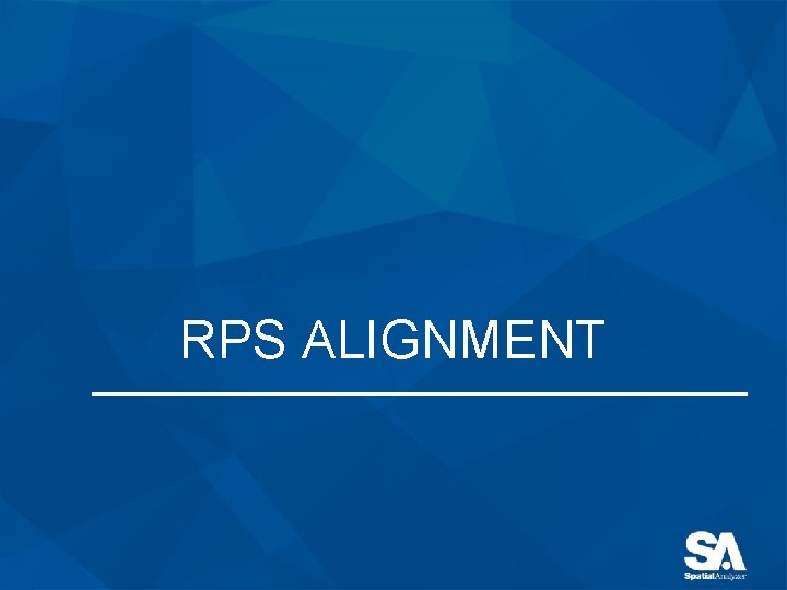 RPS ALIGNMENT 