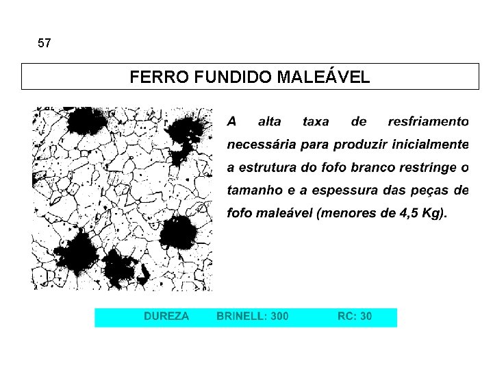 5. 57 Ferros Fundidos FERRO FUNDIDO MALEÁVEL 
