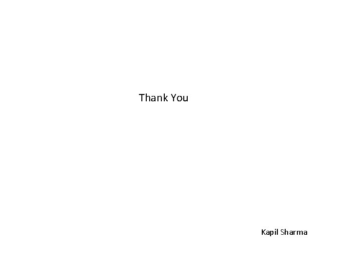 Thank You Kapil Sharma 