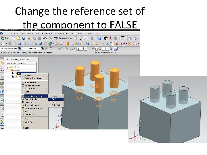 Change the reference set of the component to FALSE 