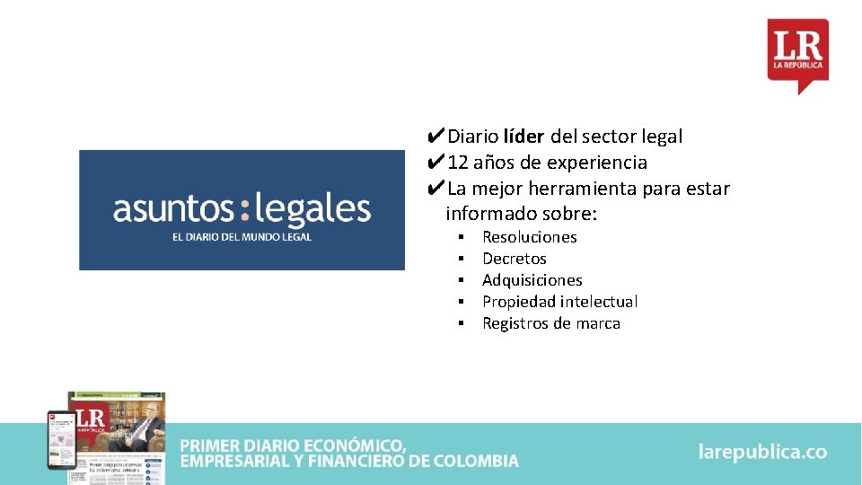 ✔Diario líder del sector legal ✔ 12 años de experiencia ✔La mejor herramienta para