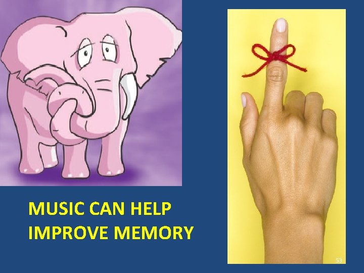 MUSIC CAN HELP IMPROVE MEMORY 53 