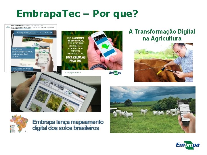 Embrapa. Tec – Por que? A Transformação Digital na Agricultura 