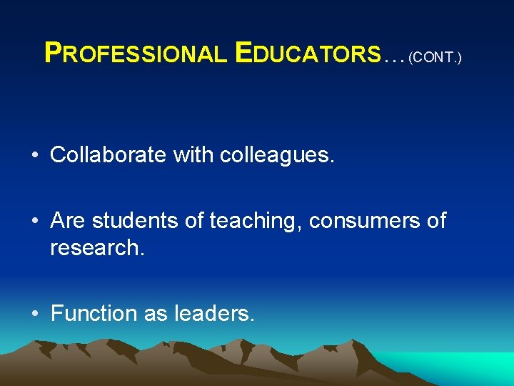 PROFESSIONAL LEARNING COMMUNITIES Best Practices For Enhancing Student