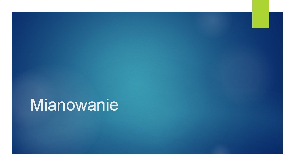 Mianowanie 