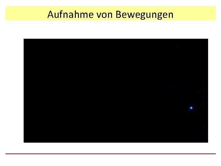 Aufnahme von Bewegungen 