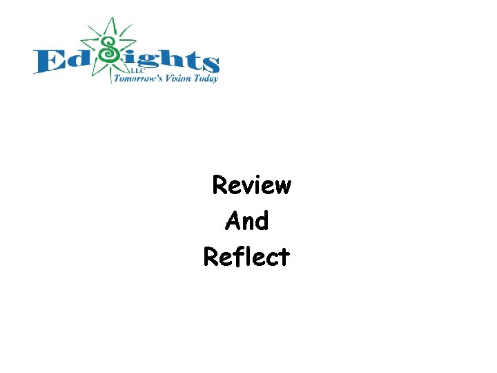 Review And Reflect 