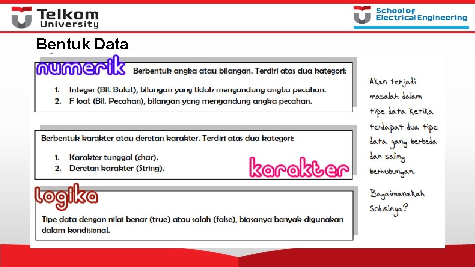 Bentuk Data 