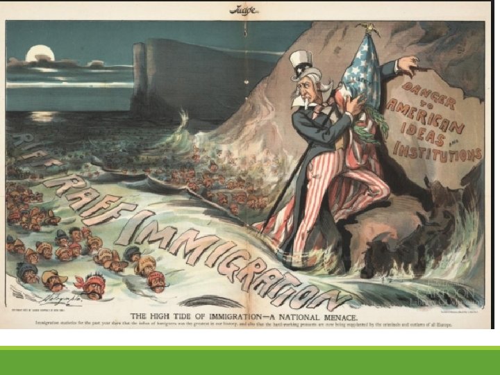 Round four Ideology depicted in the political cartoon: A: Nativism 