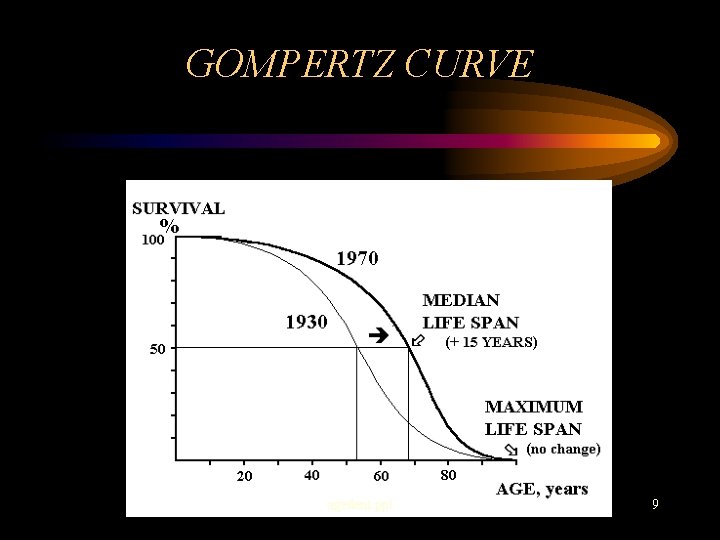 GOMPERTZ CURVE agedent. ppt 9 