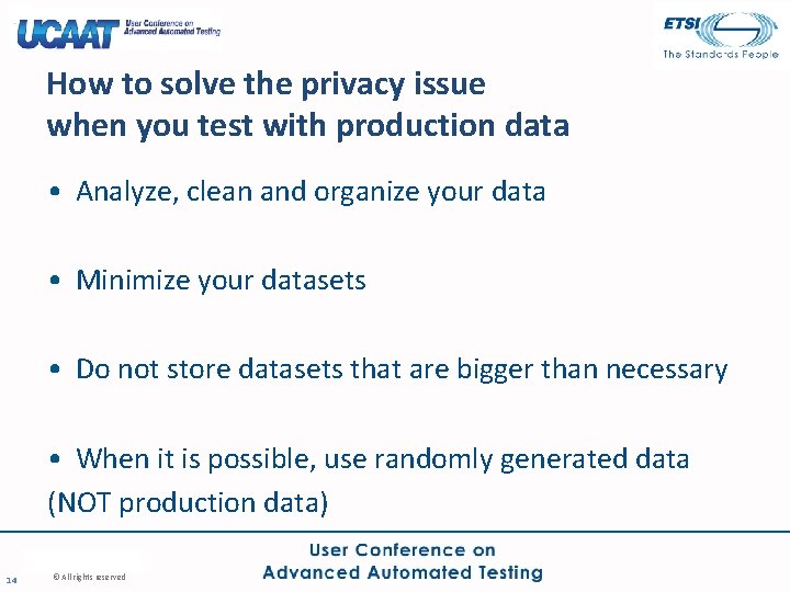 How to solve the privacy issue when you test with production data • Analyze,