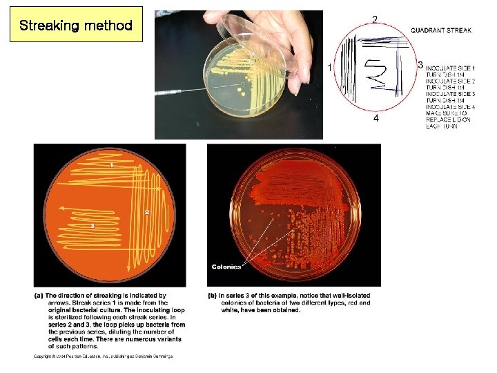 Streaking method 