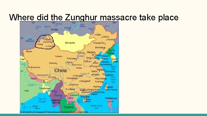 Where did the Zunghur massacre take place 