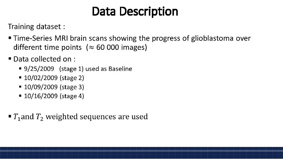 Data Description • 