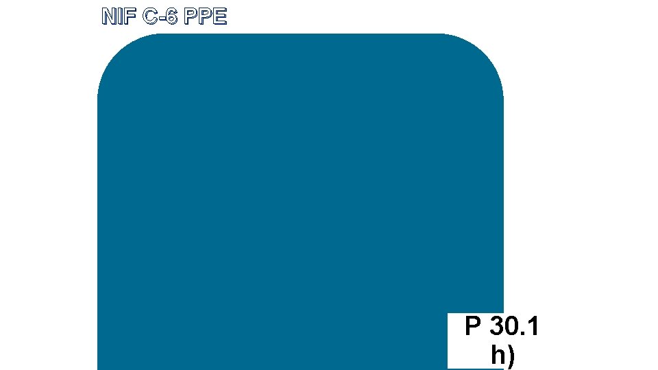 NIF C-6 PPE P 30. 1 h) 