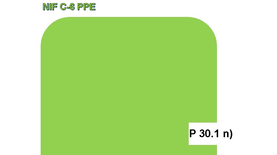 NIF C-6 PPE P 30. 1 n) 