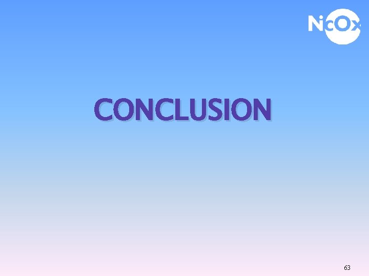 CONCLUSION 63 